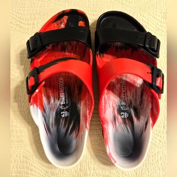 NWOT Birkenstock Men's EVA Arizona Sandals - Picture 2 of 7